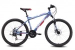 Велосипед MAVERICK 26' хардтейл, рама алюминий, Tank X 23 диск, голубой-белый матов., 21ск.